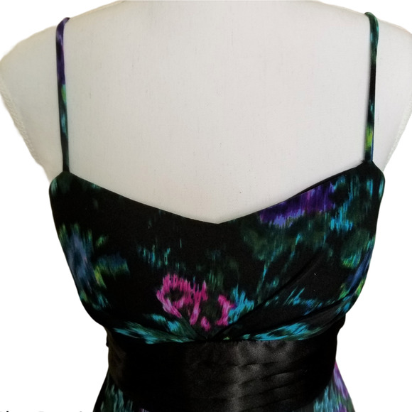 B. Darlin Junior Floral black formal dress - Size Junior 5 - Picture 5 of 5